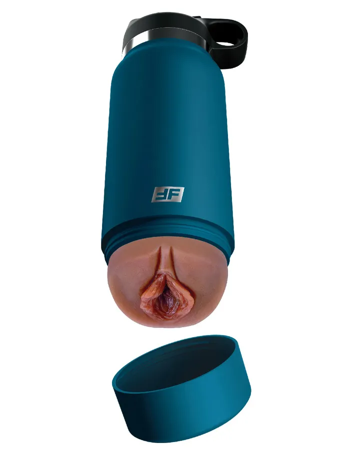 Pipedream Vibrators Fuck Flask Private Pleaser Blue Bottle Brown