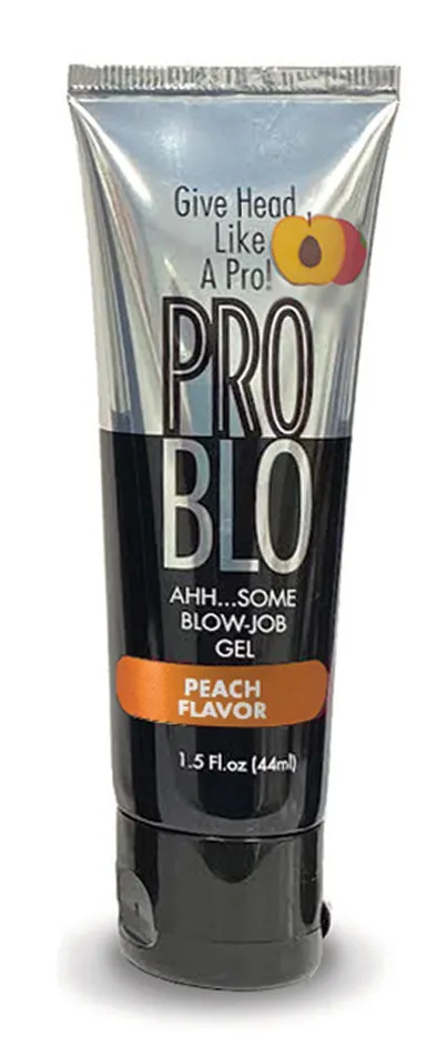 Problow Oral Pleasure Gel Peach Little Genie Enhancers