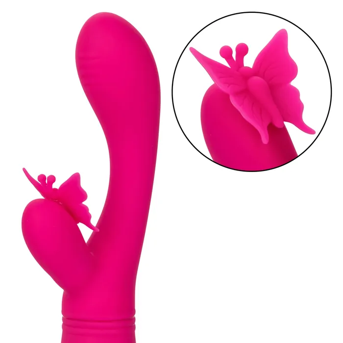 Rechargeable Butterfly Kiss Flutter Pink CalExotics Vibrators