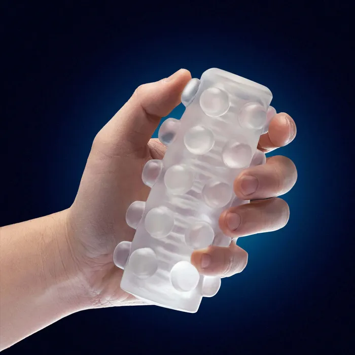 Rize Swich Glow in the Dark Self Lubricating Stroker Clear Blush Male Sex Toys Rize Swich Glow in the Dark Self Lubricating Stroker Clear Blush Male Sex Toys