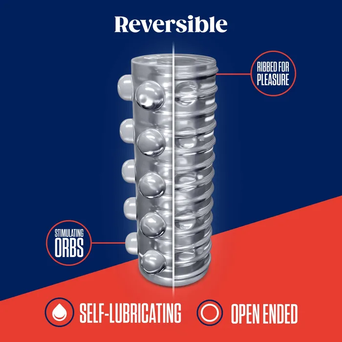 Rize Swich Glow in the Dark Self Lubricating Stroker Clear Blush Male Sex Toys Rize Swich Glow in the Dark Self Lubricating Stroker Clear Blush Male Sex Toys