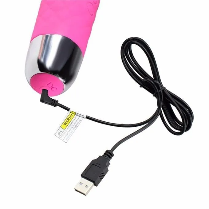 Sexy Emporium Vibrators Luxurious Silicone 20 Frequency Vibration Wand Pink