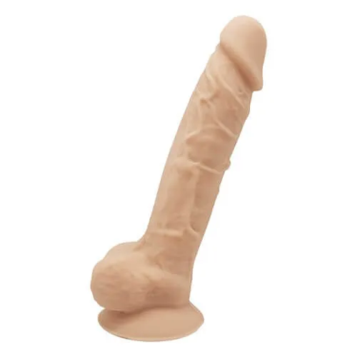 SilexD Dildos SilexD 9 inch Realistic Silicone Dual Density Dildo with Suction Cup with Balls