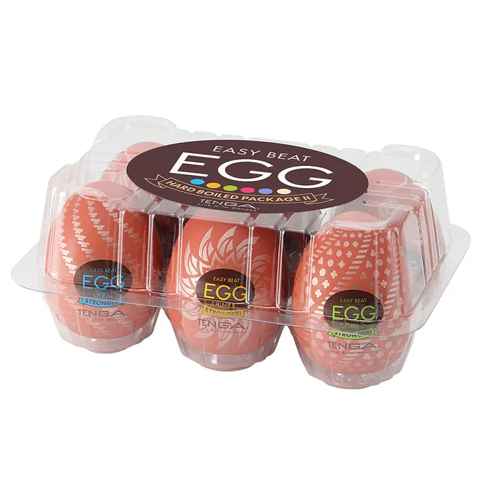 Tenga Male Sex Toys EGG VARIETY PACK HARD BOILED II