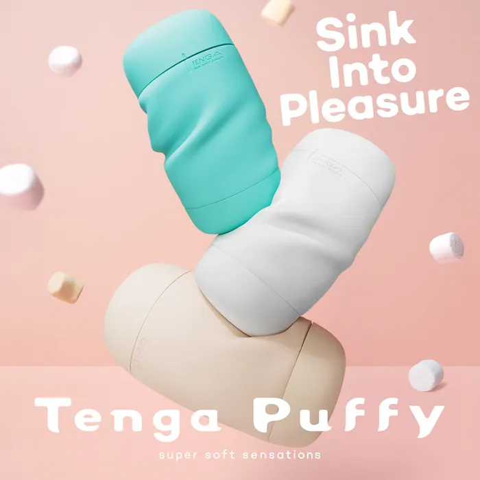 Tenga Vibrators PUFFY SUGAR WHITE