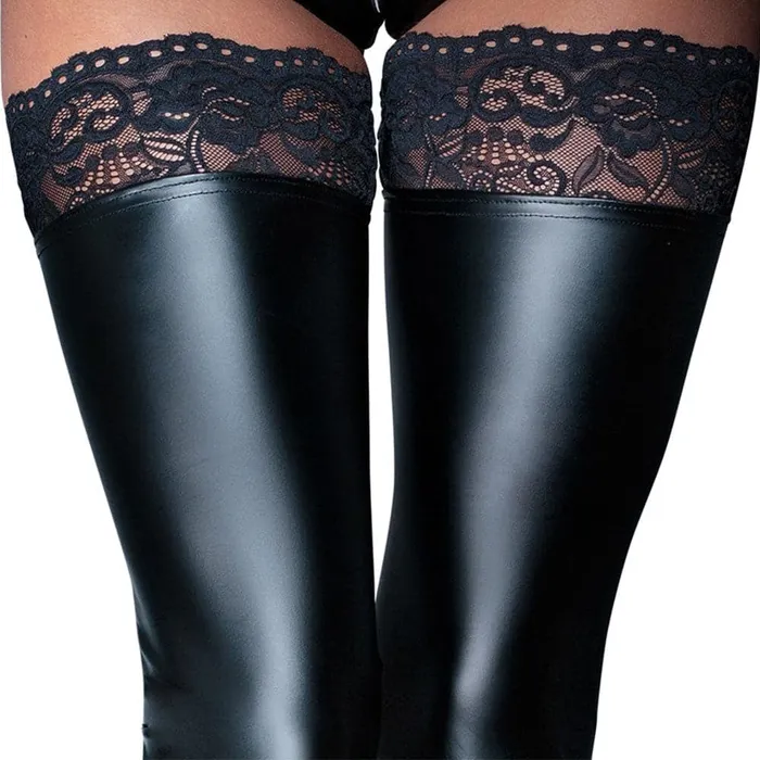 Various Toy Brands Noir Handmade Black Footless Lace Top Stockings Anal Various Toy Brands Noir Handmade Black Footless Lace Top Stockings Anal