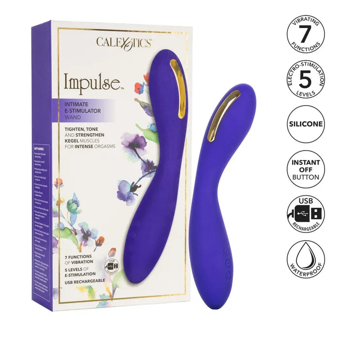 Vibrators Impulse Intimate Estim Wand Massager California Exotic