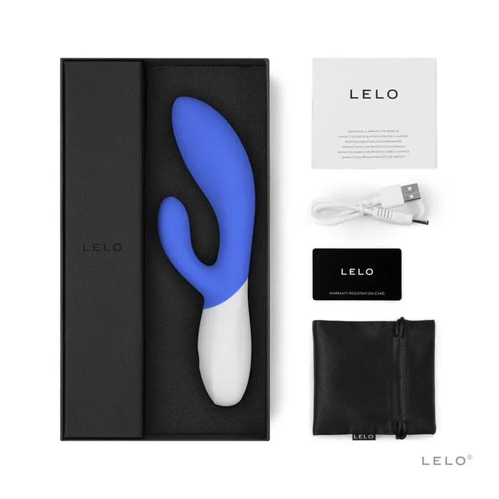 Vibrators Lelo Lelo Ina Wave 2 Luxury Rechargeable Vibe Blue Vibrators Lelo Lelo Ina Wave 2 Luxury Rechargeable Vibe Blue