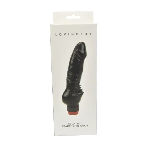 Vibrators Loving Joy Bully Boy Realistic Vibrator Black Loving Joy