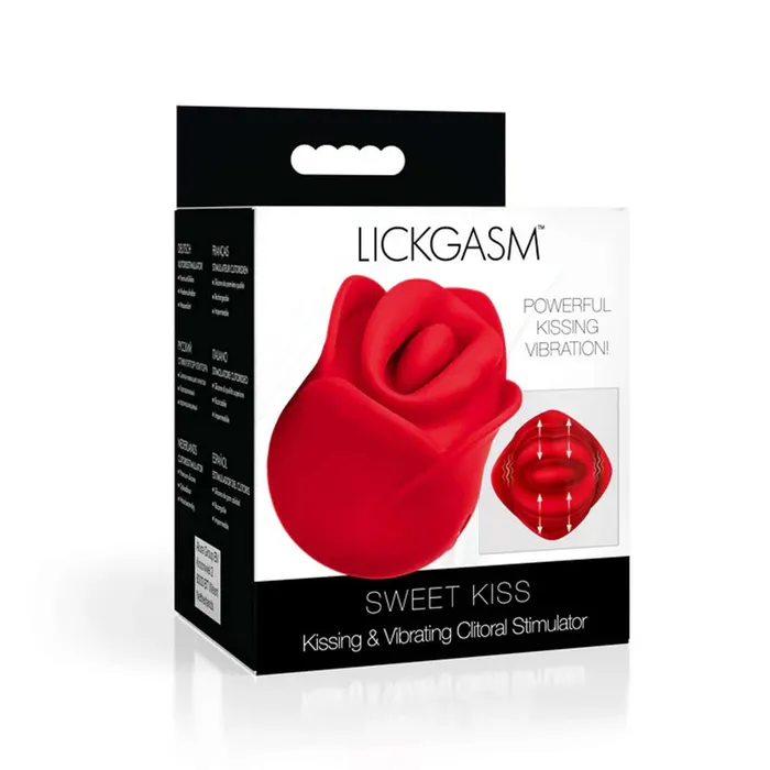 Vibrators XR Brands Shegasm Sweet Kiss Kissing and Vibrating Clitoral Stimulator Red Vibrators XR Brands Shegasm Sweet Kiss Kissing and Vibrating Clitoral Stimulator Red