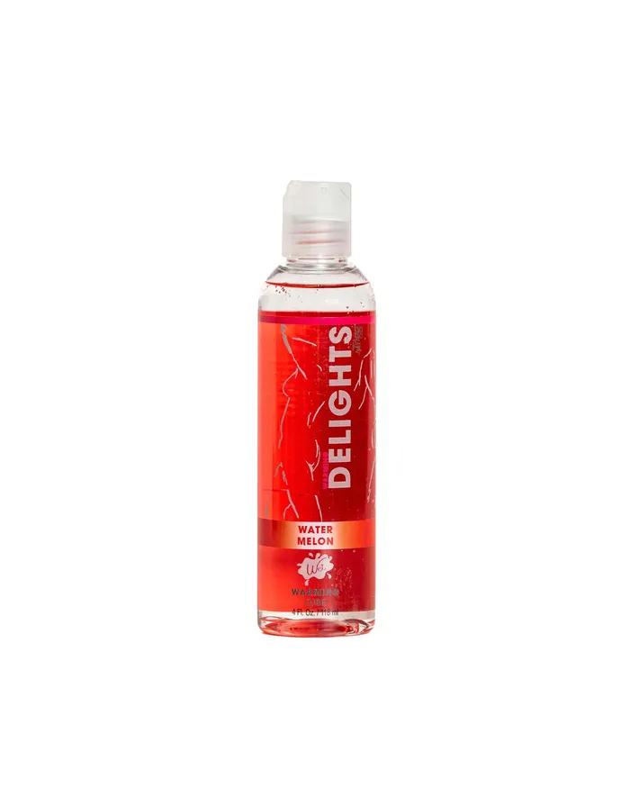 Wet Female Sex Toys Warming Delights Watermelon Flavored Lube 4 Oz