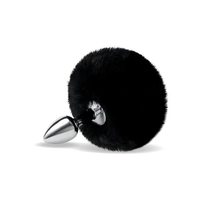 Whipsmart Anal Furry Tales Black Bunny Tail Butt Plug