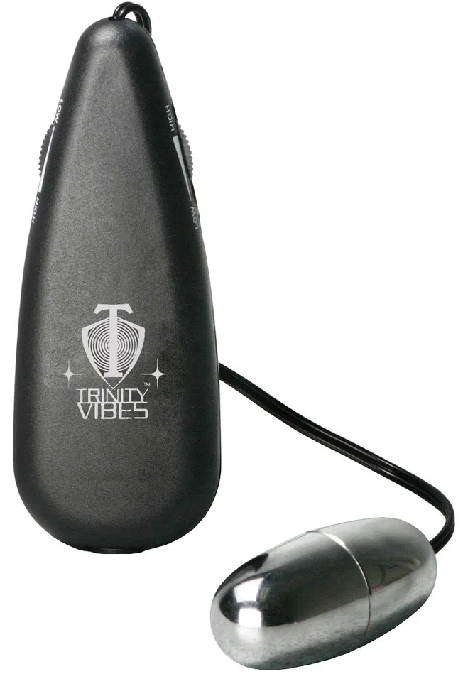 XR Brands Trinity Vibes Silver Vibrating Egg Female Sex Toys XR Brands Trinity Vibes Silver Vibrating Egg Female Sex Toys