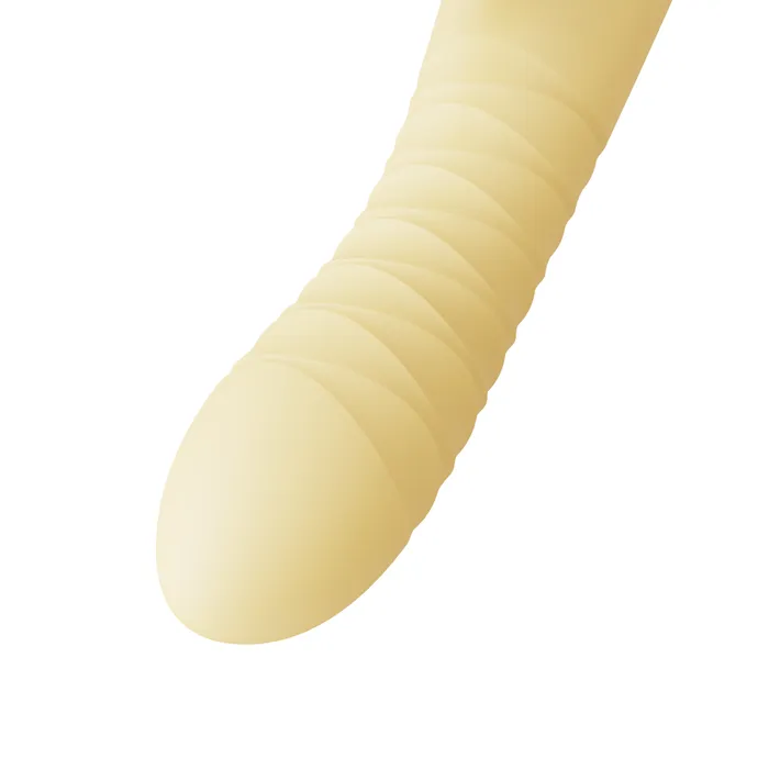 ZALO Vibrators ZALO Rose Rabbit Thruster Lemon Yellow