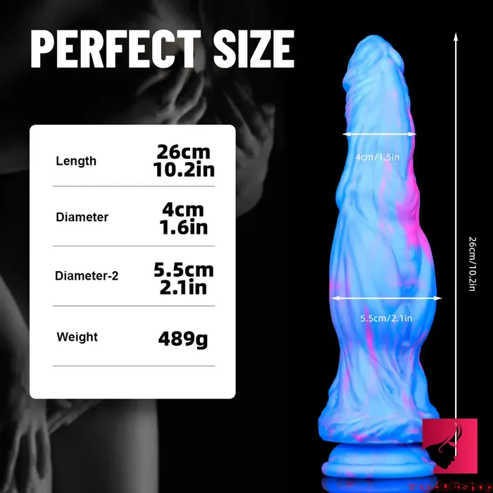 102in Colorful Fantasy Thick Crystal Dildo For Anal Vaginal Sex Weadultshop Anal