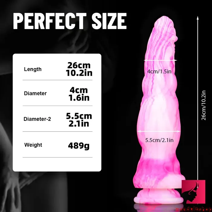 102in Colorful Fantasy Thick Crystal Dildo For Anal Vaginal Sex Weadultshop Anal