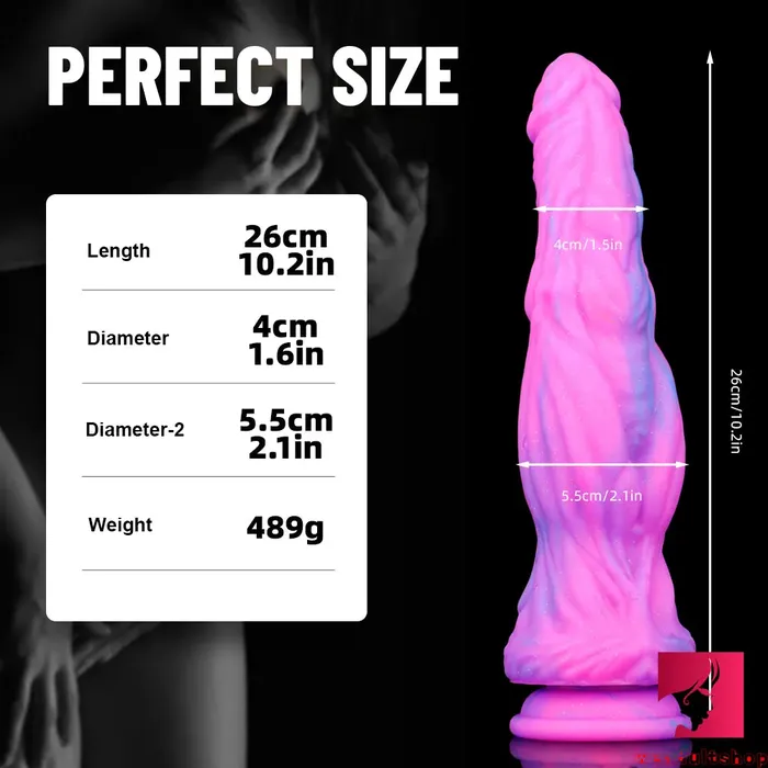 102in Colorful Fantasy Thick Crystal Dildo For Anal Vaginal Sex Weadultshop Anal