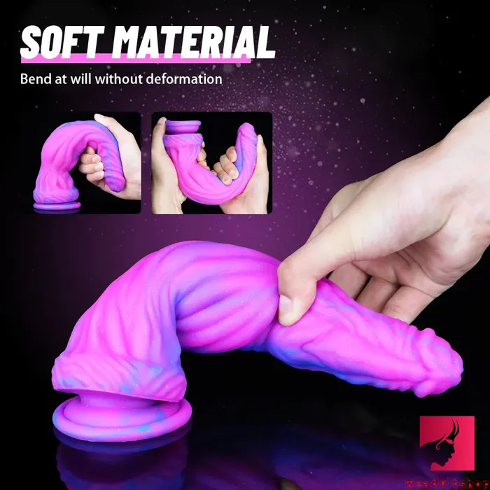 102in Colorful Fantasy Thick Crystal Dildo For Anal Vaginal Sex Weadultshop Anal