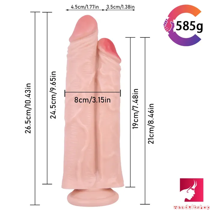 1043in Conjoined Dual Headed Realisic Dildo For Couples Women Masturbation Weadultshop Female Sex Toys 1043in Conjoined Dual Headed Realisic Dildo For Couples Women Masturbation Weadultshop Female Sex Toys