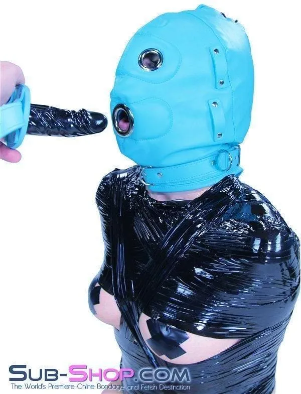3710RS Deep Throat Diamond Blue Locking Hood with Removable Penis Gag Blindfold Raysent Male Sex Toys 3710RS Deep Throat Diamond Blue Locking Hood with Removable Penis Gag Blindfold Raysent Male Sex Toys