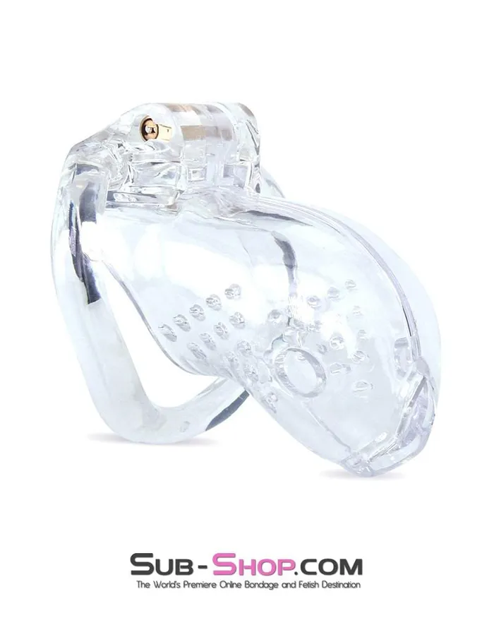 3731M Just the Tip Clear Cock Tease High Security Chastity Cock Lock MEGA Deal Moonwell Dildos