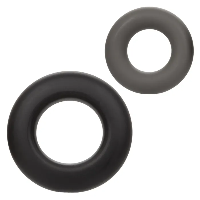 Alpha Liquid Silicone Prolong Set of 2 Blackgray CalExotics Anal