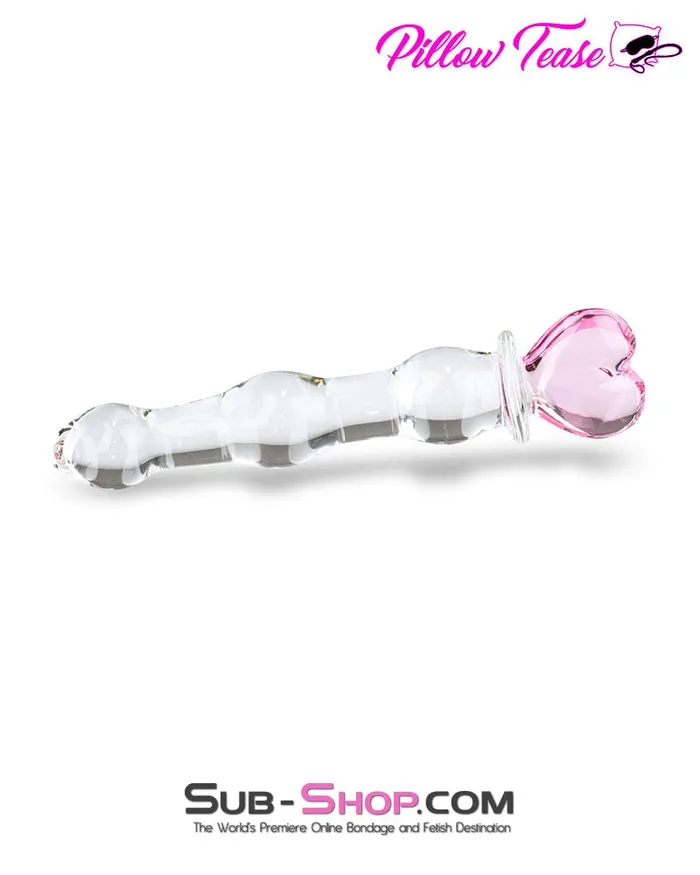 Anal 1564M Heart of Glass Balled Glass Massager LAST CHANCE Final Closeout Moonwell Anal 1564M Heart of Glass Balled Glass Massager LAST CHANCE Final Closeout Moonwell
