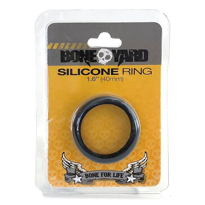 Anal Boneyard Silicone Ring 40mm Black Rascal Anal Boneyard Silicone Ring 40mm Black Rascal