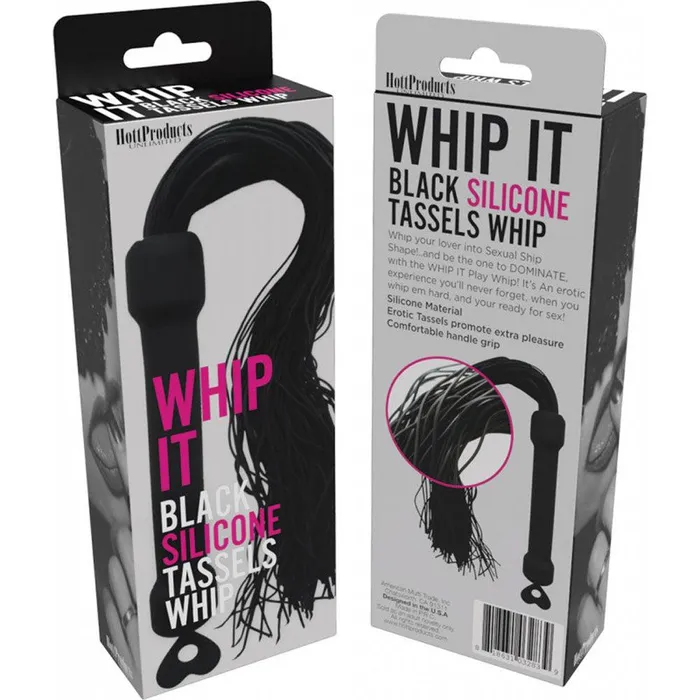 Anal Hott Products Whip It Black Tassel Whip Anal Hott Products Whip It Black Tassel Whip