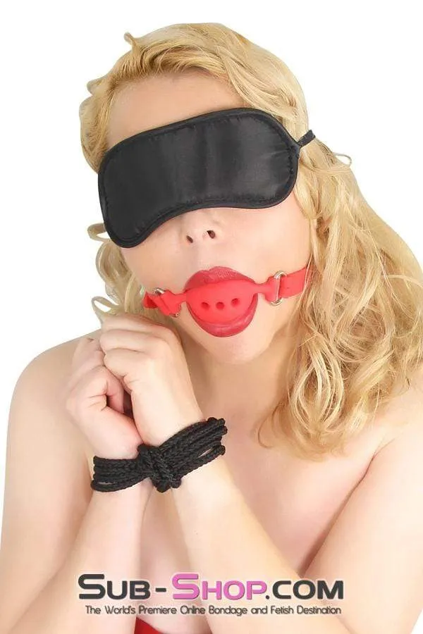 Anal Idea 7105DL Bondage Basics Black Satin Blindfold