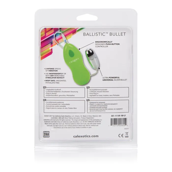 Ballistic Bullet CalExotics Female Sex Toys Ballistic Bullet CalExotics Female Sex Toys