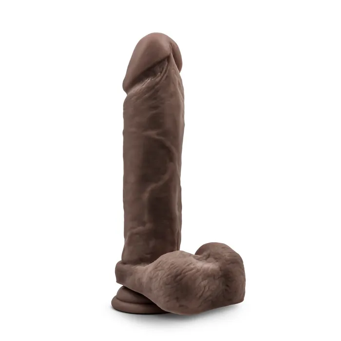 Blush Novelties Dildos Au Natural 9 Inch Flexible Dildo With Suction Cup Base