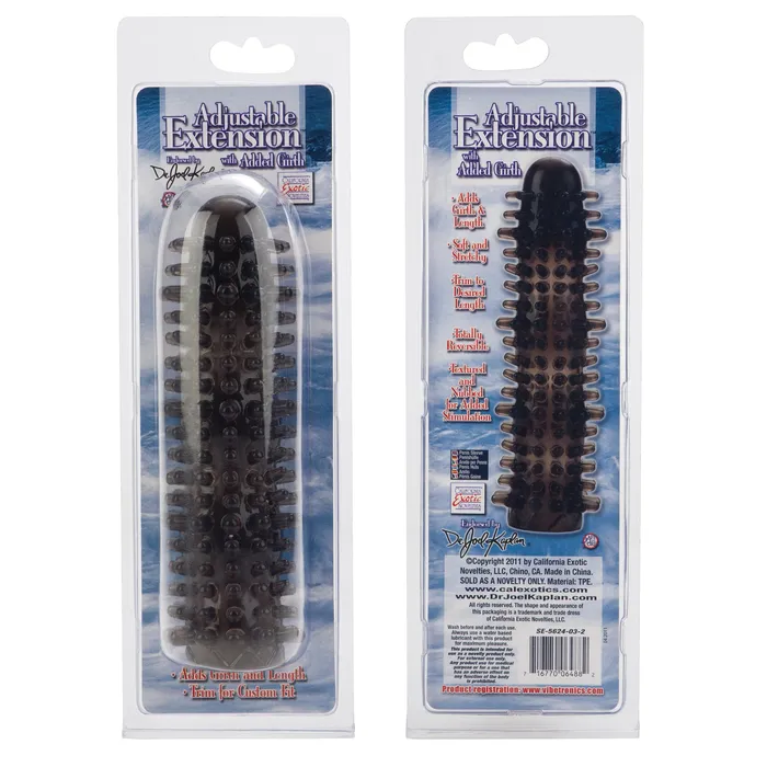 CalExotics Dr Joel Kaplan Adjustable Extension With Added Girth Smoke Male Sex Toys CalExotics Dr Joel Kaplan Adjustable Extension With Added Girth Smoke Male Sex Toys