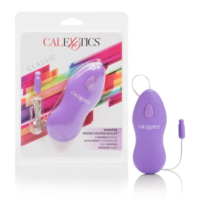 Calexotics Vibrators Cozy Whisper Heated Bullet Your Secret Vibe for Warm Quiet Fun