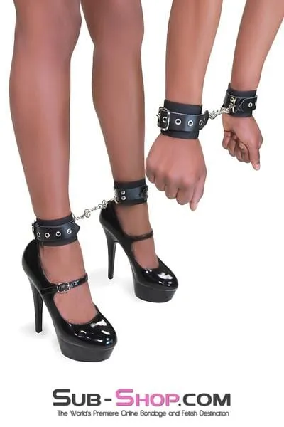 Couples 1790DL Comfort Cuffs Braided Nylon Wrist Cuffs with Leatherette Buckling Strap MEGA Deal Idea