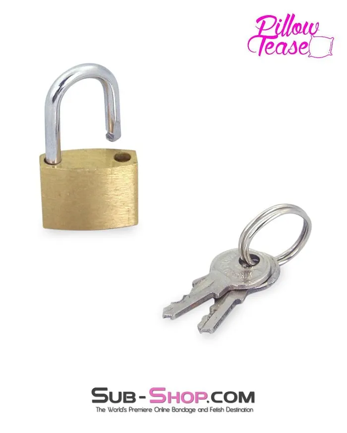 Couples 4786M Pair of Brass Bondage Gear Padlocks Moonwell