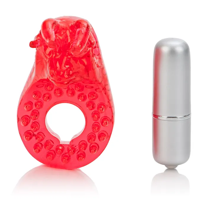Couples Calexotics Raging Bull Vibrating Ring Stretchy Fun for Couples