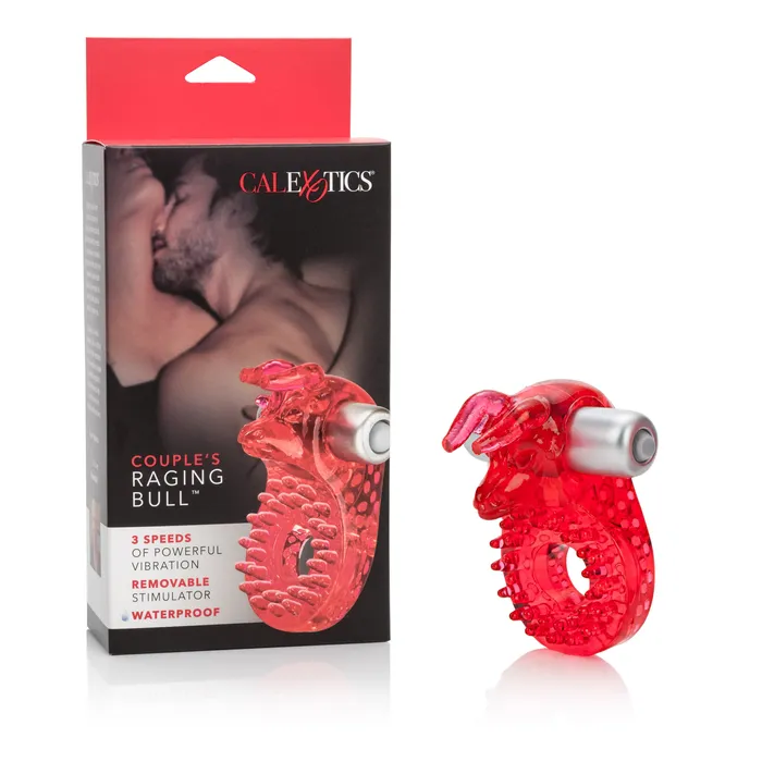 Couples Calexotics Raging Bull Vibrating Ring Stretchy Fun for Couples