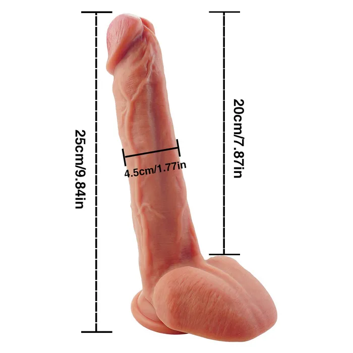Dildos 10 Inch Dildos Dual Density Silicone STS