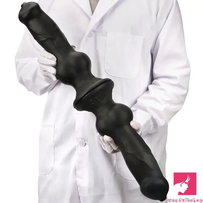 Dildos 728in 748in 964in 1062in 13in Big Black Silicone Dog Knotted Dildo Weadultshop