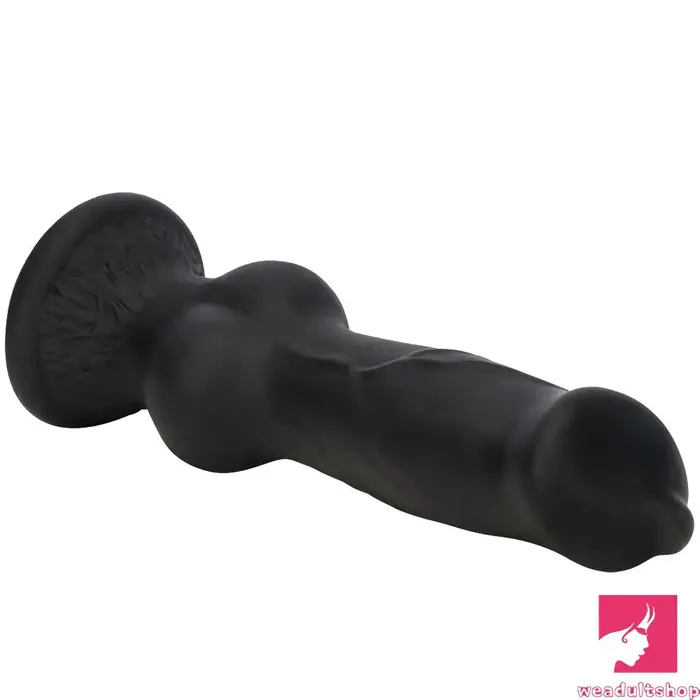 Dildos 728in 748in 964in 1062in 13in Big Black Silicone Dog Knotted Dildo Weadultshop