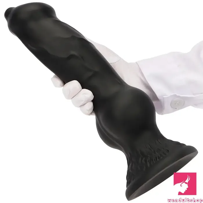 Dildos 728in 748in 964in 1062in 13in Big Black Silicone Dog Knotted Dildo Weadultshop