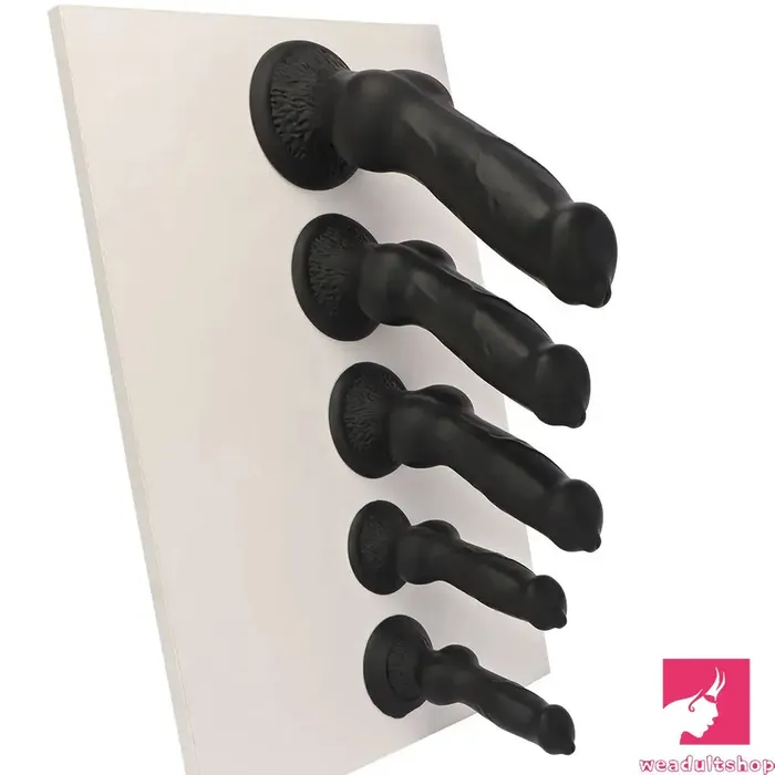 Dildos 728in 748in 964in 1062in 13in Big Black Silicone Dog Knotted Dildo Weadultshop