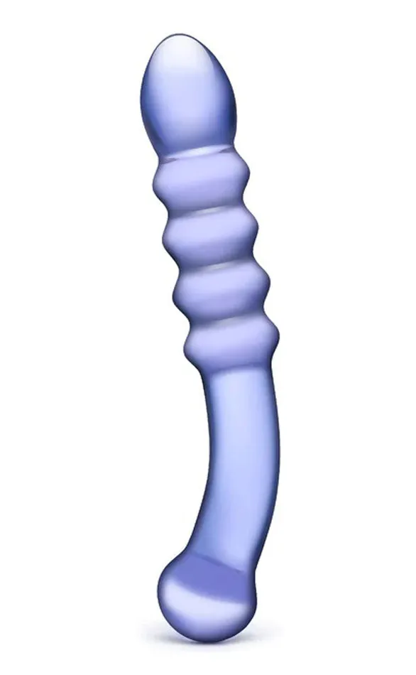 Dildos Electric Novelties Purple Rain Ribbed Dildo