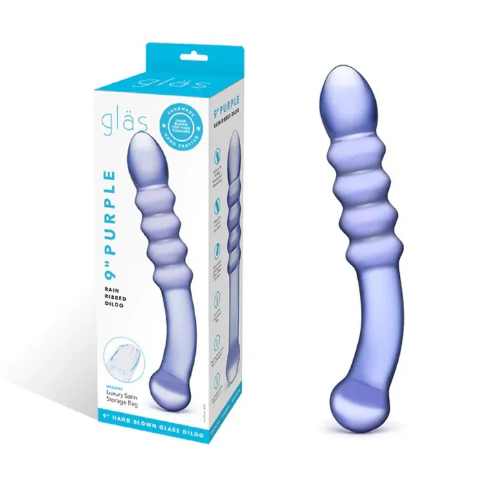 Dildos Electric Novelties Purple Rain Ribbed Dildo Dildos Electric Novelties Purple Rain Ribbed Dildo