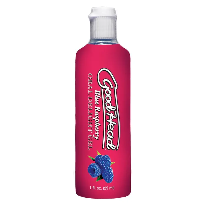 Doc Johnson Anal Goodhead Oral Delight Gel Blue Raspberry 1 Oz Bulk
