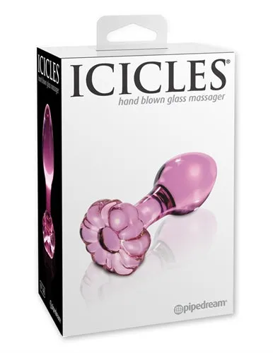 EcoFriendly Glass Plug with Smooth Tip and Sensational Bulb Pipedream Anal