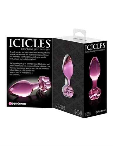 EcoFriendly Glass Plug with Smooth Tip and Sensational Bulb Pipedream Anal