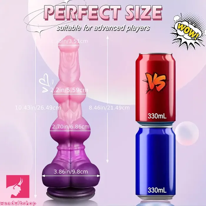 Female Sex Toys 1043in Silicone Double Egg Monster Large Thick Knot Flexible Dildo Weadultshop