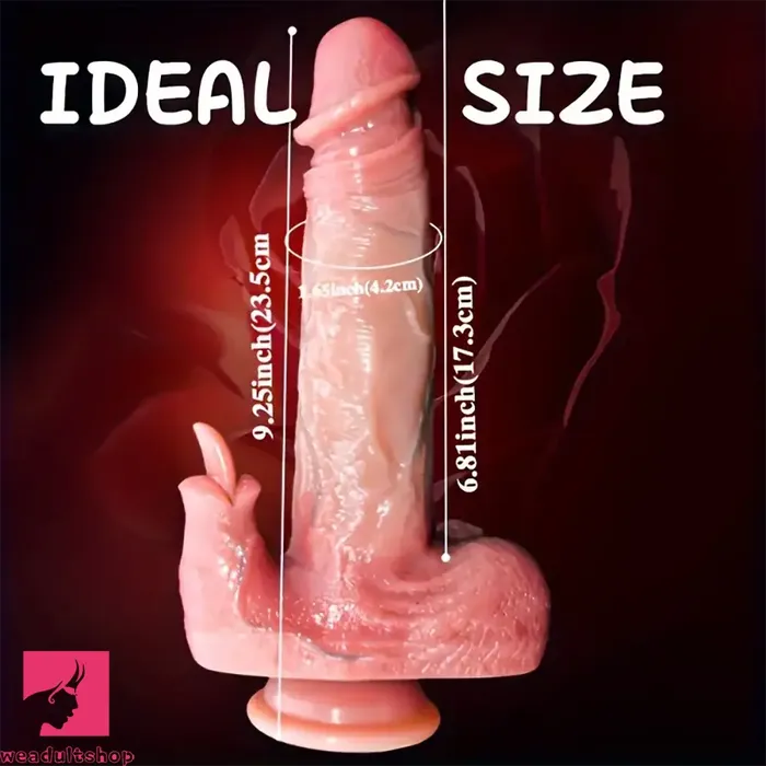 Female Sex Toys 925in 5in1 Auto Heating Thrusting Rocking Vibrating Remote Dildo Weadultshop